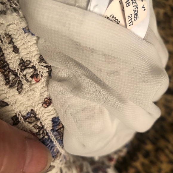 American Eagle Outfitters size small lined print wrap shorts dress up / down - Picture 9 of 10